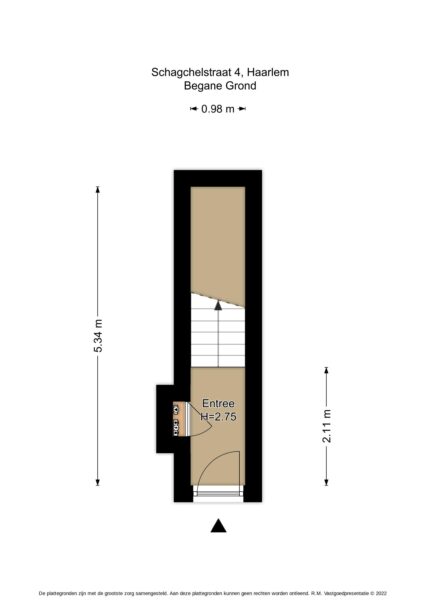 schagchelstraat 4, haarlem – plattegrond