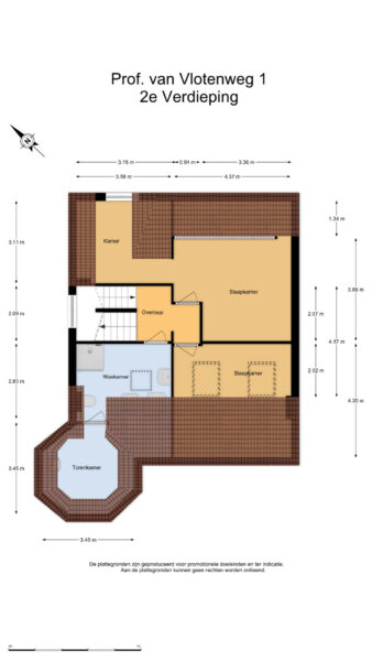 prof. van vlotenweg 1, bloemendaal – plattegrond 5