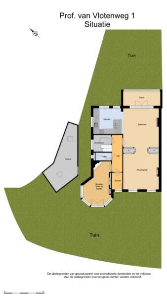 prof. van vlotenweg 1, bloemendaal – plattegrond 8