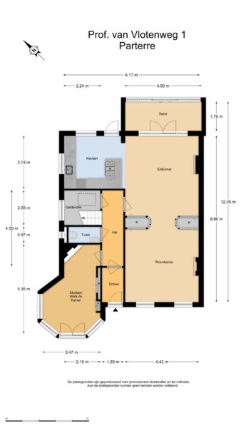 prof. van vlotenweg 1, bloemendaal – plattegrond 4