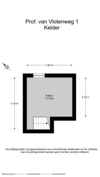 prof. van vlotenweg 1, bloemendaal – plattegrond 3