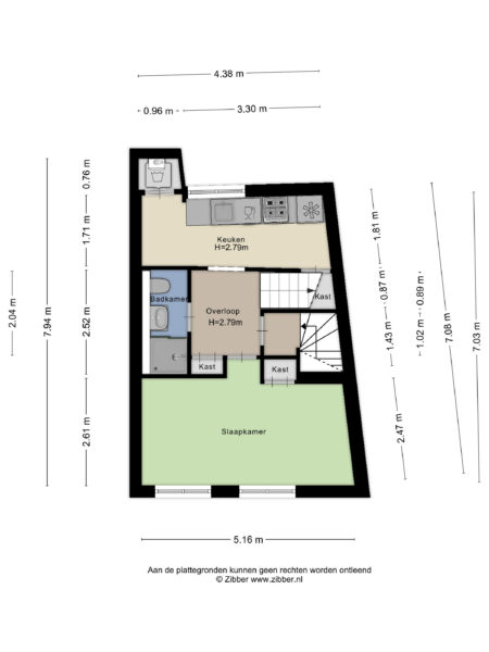 zoetestraat 4rd, haarlem – plattegrond