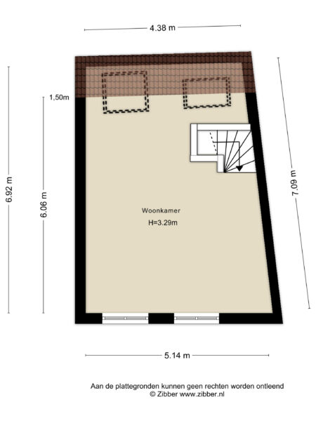 zoetestraat 4rd, haarlem – plattegrond 3