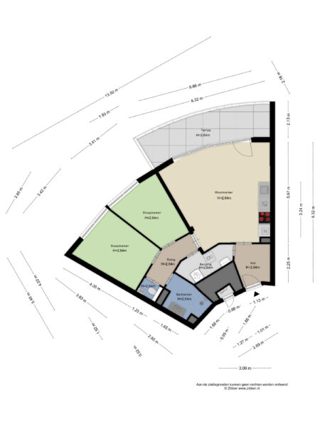 spijkerboorweg 407, haarlem – plattegrond