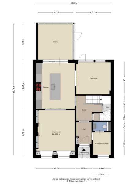 wilhelminastraat 47, haarlem – plattegrond 3