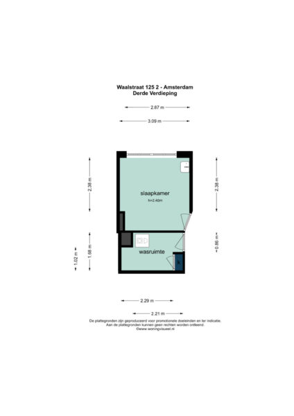 waalstraat 125 2, amsterdam – plattegrond 2