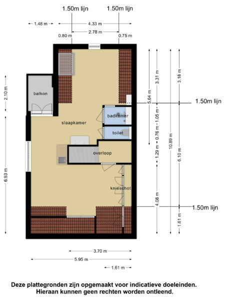 buitenrustlaan 13, haarlem – plattegrond 2