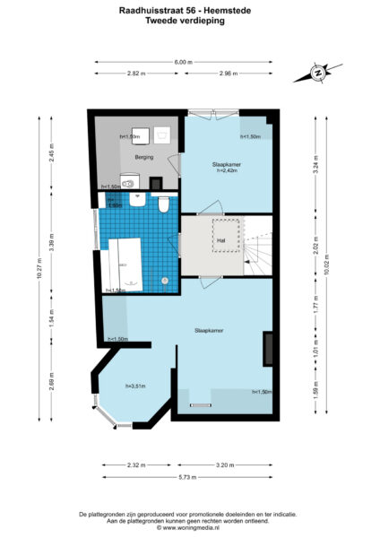 raadhuisstraat 56, heemstede – plattegrond 3