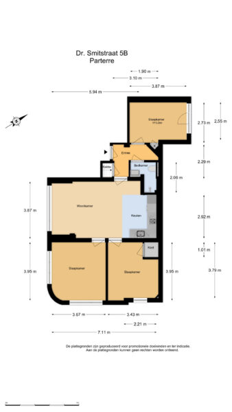 dr smitstraat 5b, zandvoort – plattegrond 4