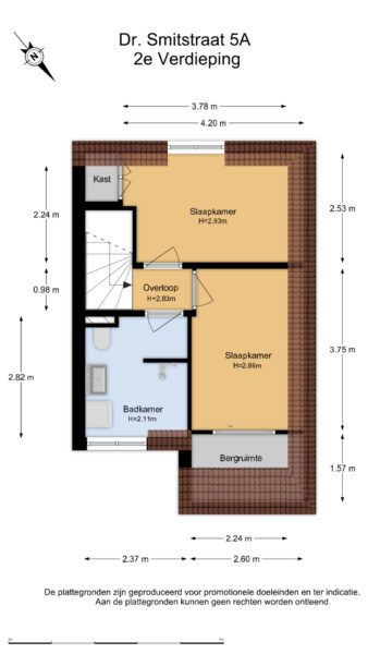 dr smitstraat 5a, zandvoort – plattegrond 5