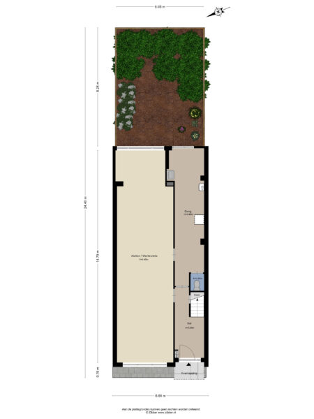 kleine houtweg 29, haarlem – plattegrond 2