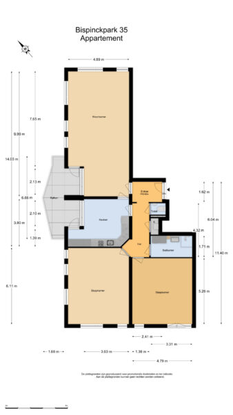 bispinckpark 35, bloemendaal – plattegrond 3
