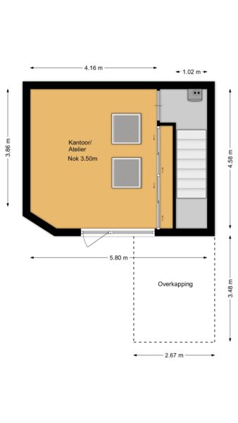 melkweg 1, bussum – plattegrond 4