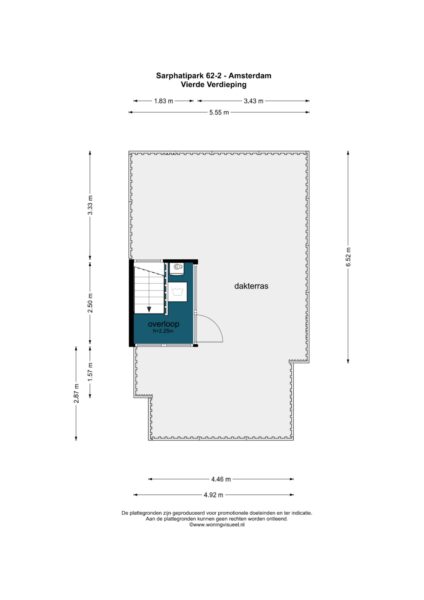 sarphatipark 62 2, amsterdam – plattegrond 4