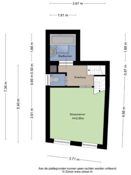 breestraat 7, haarlem – plattegrond 2