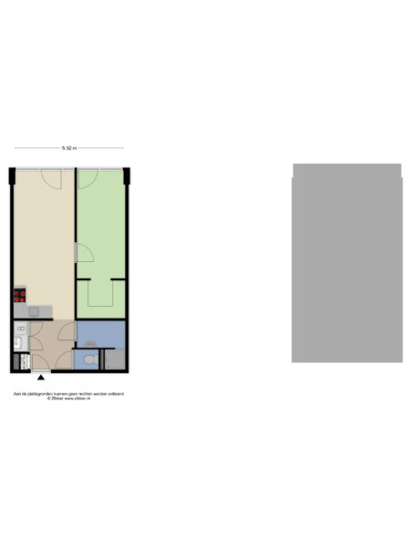 nico andriessenstraat 43a 16, haarlem – plattegrond 4