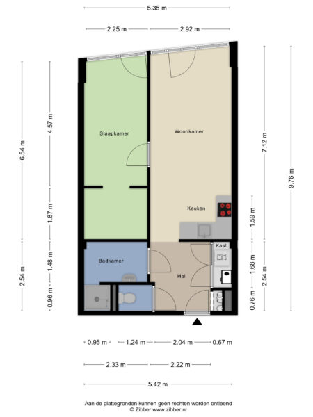 nico andriessenstraat 43a 10, haarlem – plattegrond 4