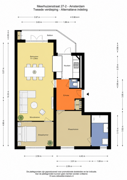 meerhuizenstraat 27 2, amsterdam – plattegrond 2