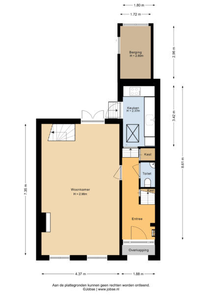 van oldenbarneveldtstraat 34, amsterdam – plattegrond 5