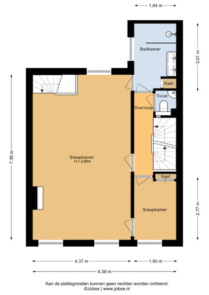 van oldenbarneveldtstraat 34, amsterdam – plattegrond 4