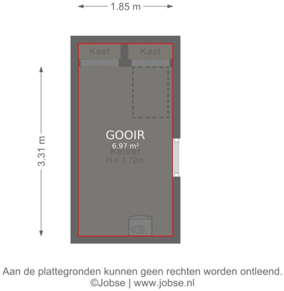 van oldenbarneveldtstraat 34, amsterdam – plattegrond 2