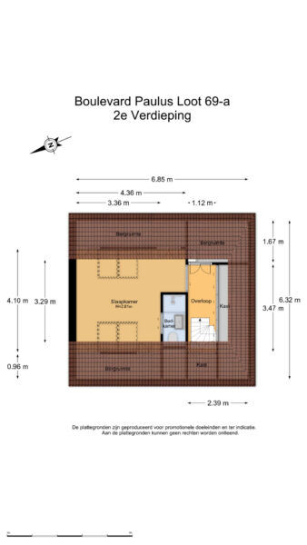 boulevard paulus loot 69a, zandvoort – plattegrond 5