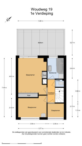 woudweg 19, vijfhuizen – plattegrond 3