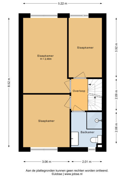 rietzangerweg 58, diemen – plattegrond