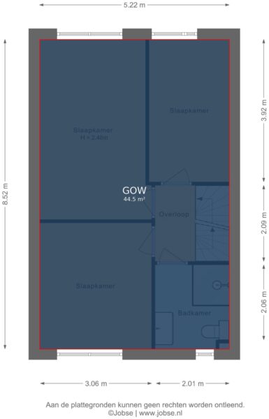 rietzangerweg 58, diemen – plattegrond 9
