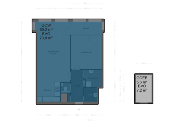 cornelis vermuydenstraat 92, amsterdam – plattegrond 3