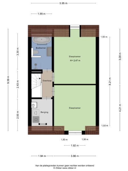 uit den bosstraat 16, haarlem – plattegrond 5