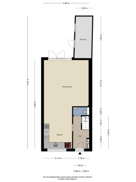 rembangstraat 27, haarlem – plattegrond