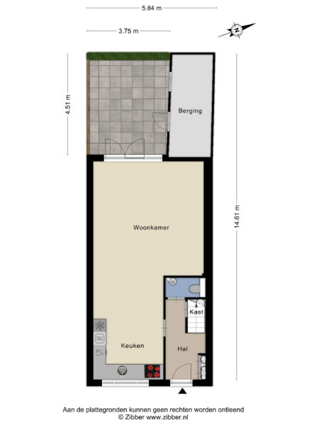 rembangstraat 27, haarlem – plattegrond 2