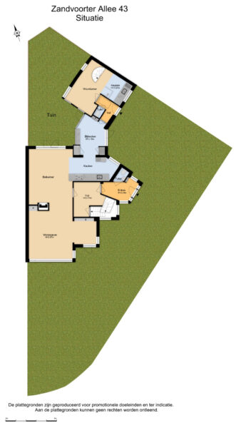 zandvoorter allee 43, heemstede – plattegrond 9