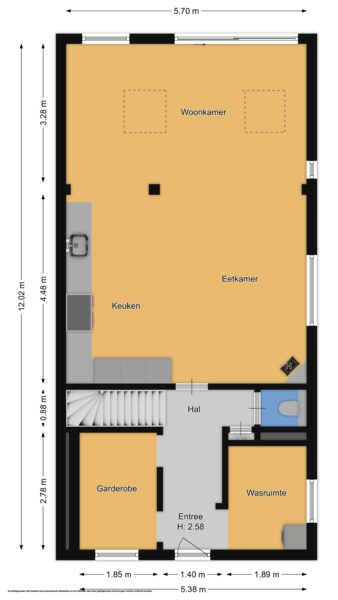 nicolaas maeslaan 6, muiderberg – plattegrond 2