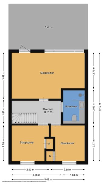 nicolaas maeslaan 6, muiderberg – plattegrond 3