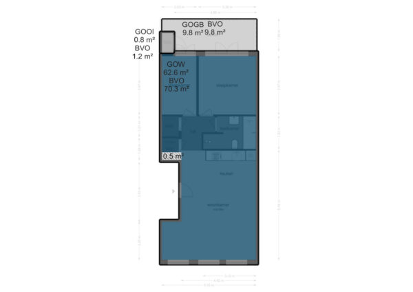 ceintuurbaan 390 1, amsterdam – plattegrond 2