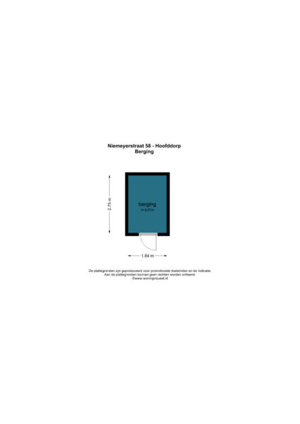 niemeyerstraat 58, hoofddorp – plattegrond 2