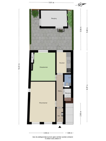 berckheydestraat 29zw, haarlem – plattegrond 5