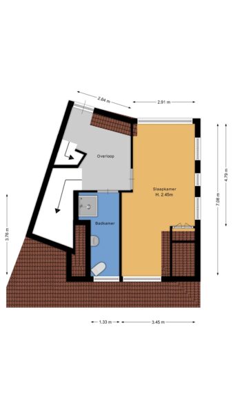 beerensteinerlaan 63, bussum – plattegrond 2