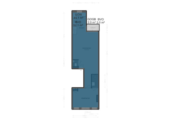 van ostadestraat 58 2, amsterdam – plattegrond 2