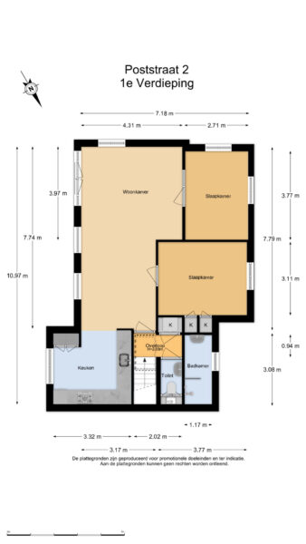 poststraat 2, zandvoort – plattegrond 5