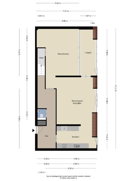 sint jorisveld 51, haarlem – plattegrond