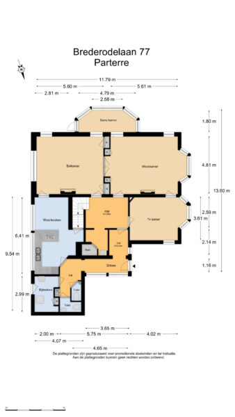 brederodelaan 77, bloemendaal – plattegrond 3