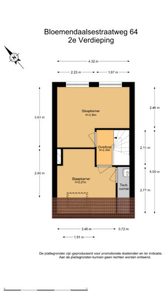 bloemendaalsestraatweg 64, santpoort zuid – plattegrond 6