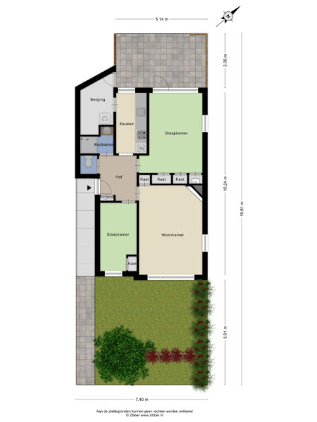 van nouhuysstraat 33a, haarlem – plattegrond 5
