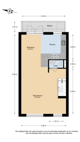 kamperstraat 17rd, haarlem – plattegrond