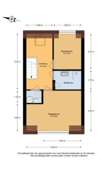 kamperstraat 17rd, haarlem – plattegrond 3