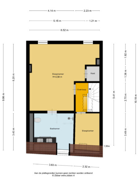 wagenweg 94rd, haarlem – plattegrond 3