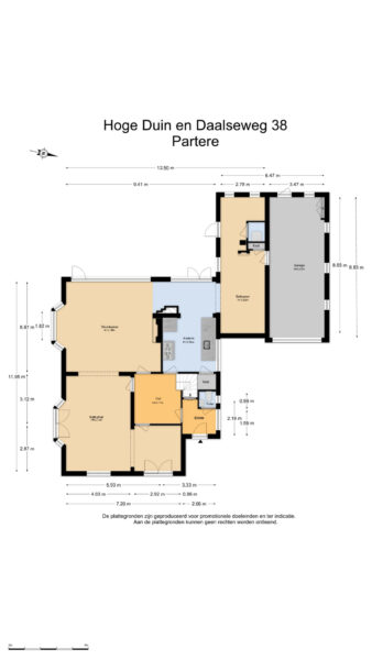hoge duin en daalseweg 38, bloemendaal – plattegrond 4